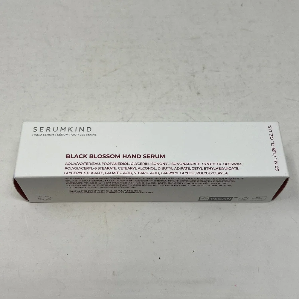 SERUMKIND Black Blossom Hand Serum 50ml 1.69oz Vegan Skin Barrier Made in Korea